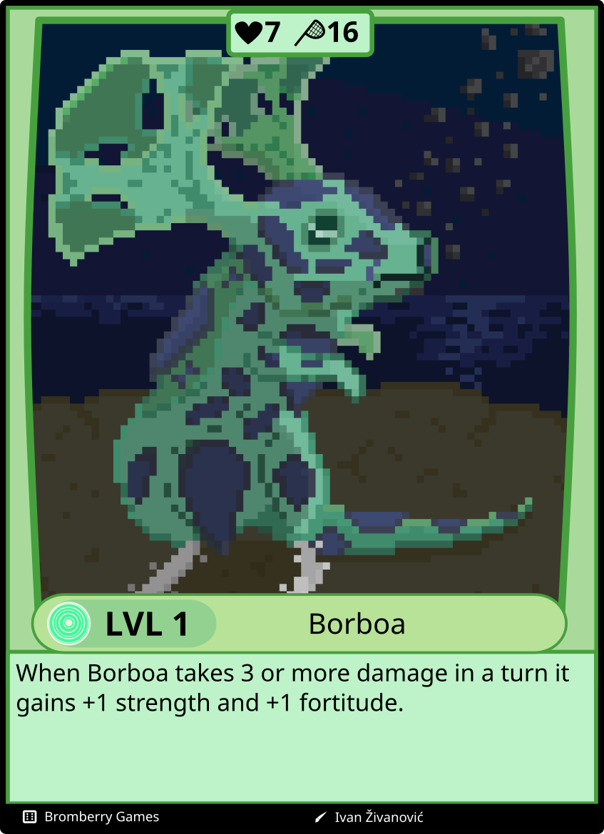 The Borboa card