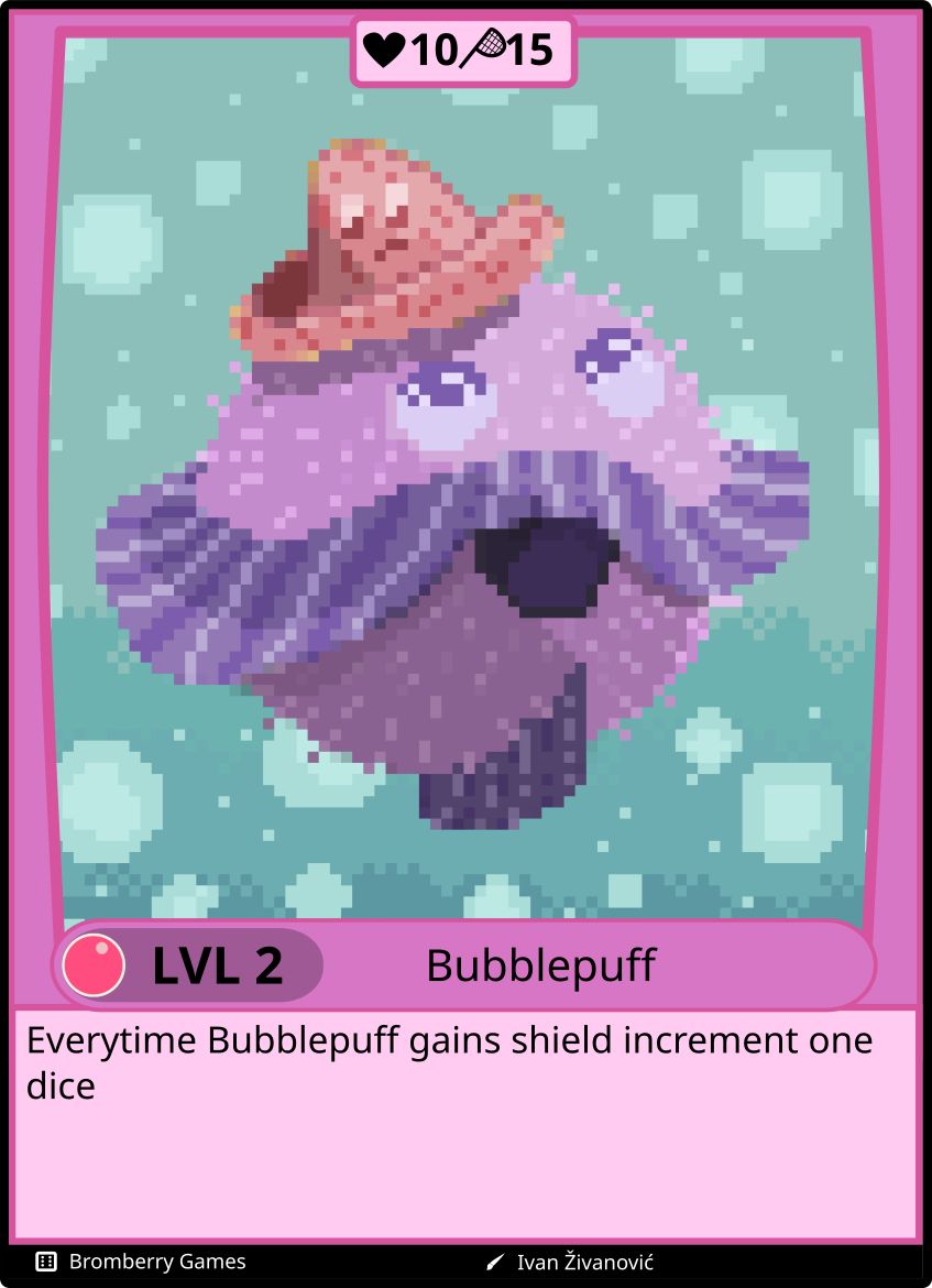 The Bubblepuff card
