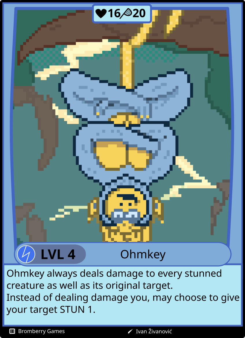 The Ohmkey card