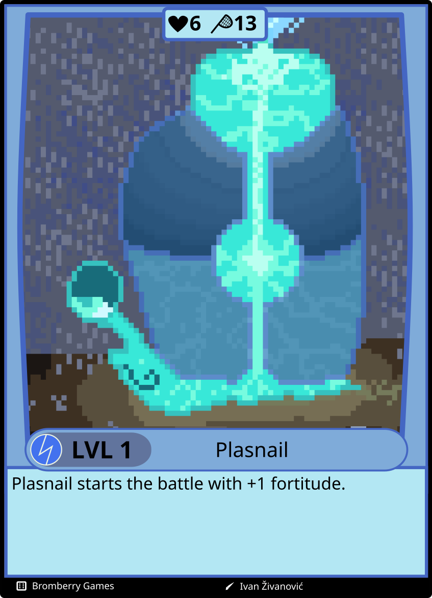 The Plasnail card