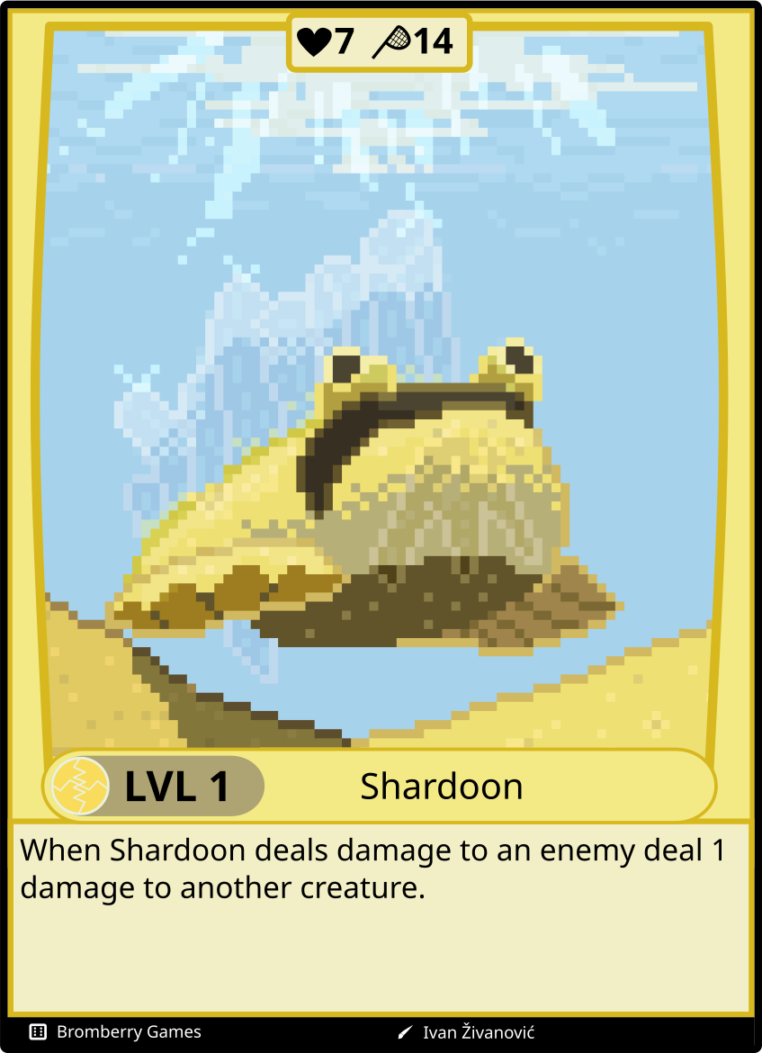 The Shardoon card