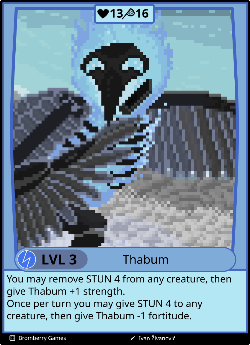 The Thabum card
