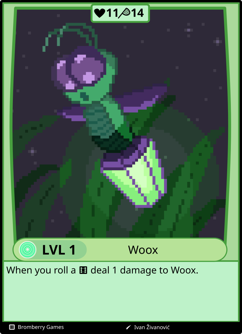 The Woox card